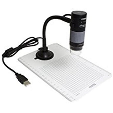 AISH Plugable USB Digital Microscope 250X Magnification Flexible Stand - White AI331226